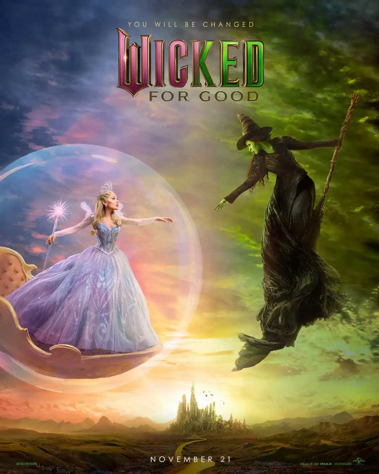 Wicked: For Good - Official Teaser Poster	