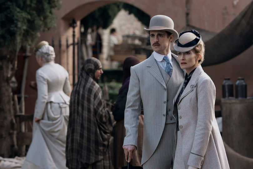 Young Sherlock Season 1 - First Look at Max Irons and Natascha McElhone