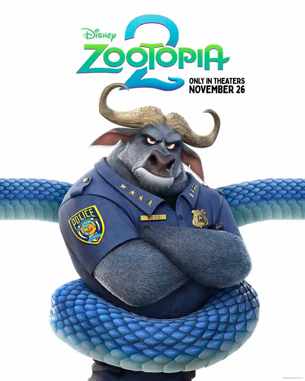 Zootopia 2 - Chief Bogo Character Poster