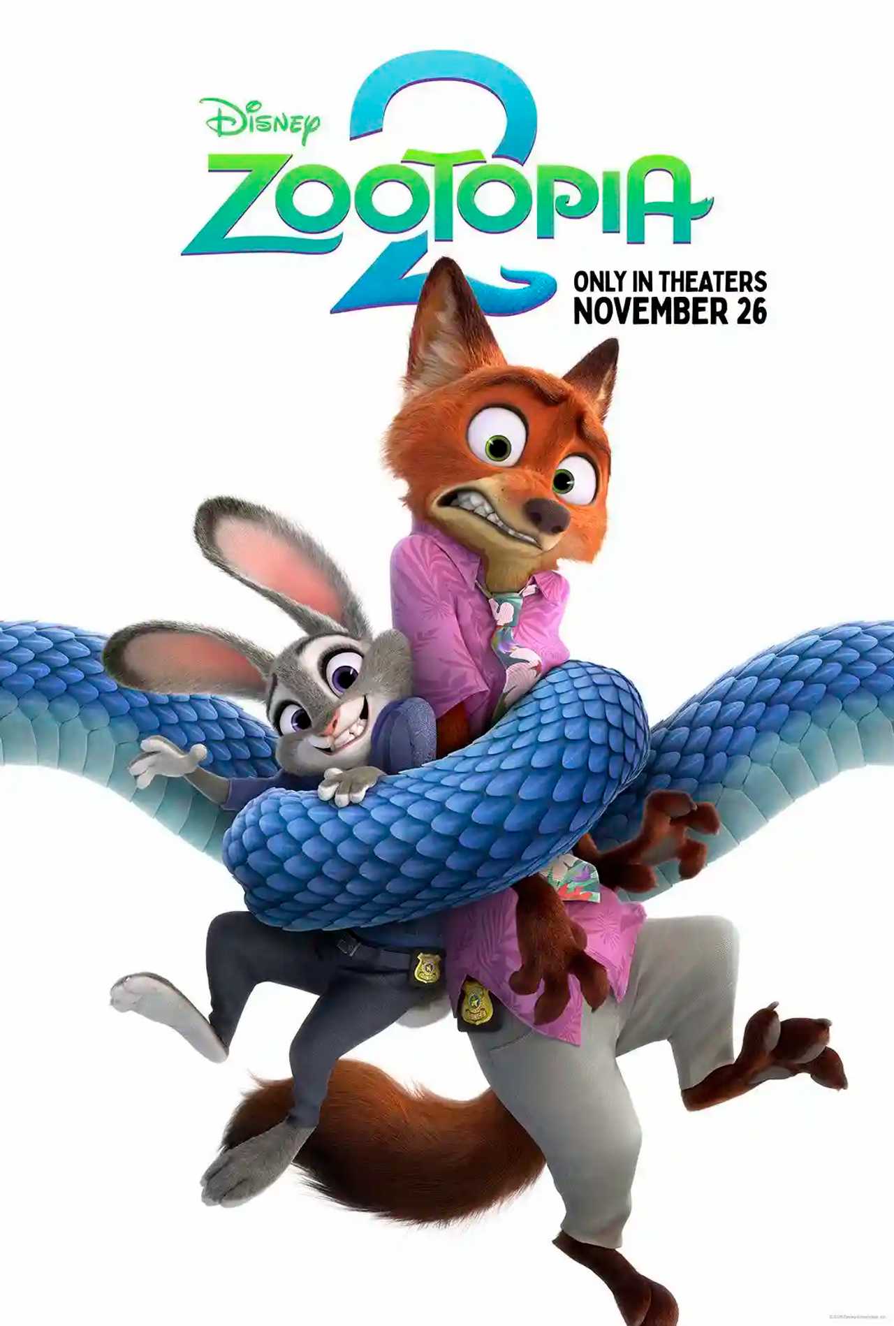 Zootopia 2 - Nick Wilde and Judy Hopps Character Poster	