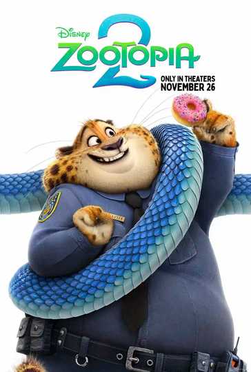 Zootopia 2 - Officer Benjamin Clawhauser Character Poster