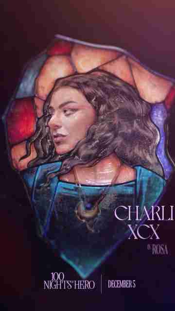 100 Nights of Hero - Charli xcx Character Poster Video