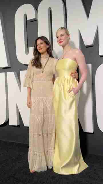 A Complete Unknown - Elle Fanning and Monica Barbaro in NYC Premiere