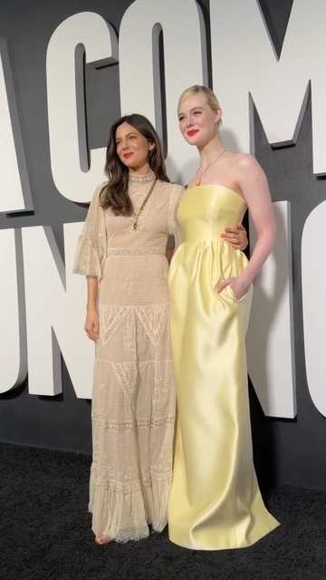A Complete Unknown - Elle Fanning and Monica Barbaro in NYC Premiere