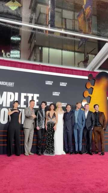 A Complete Unknown - The Cast in World Premiere