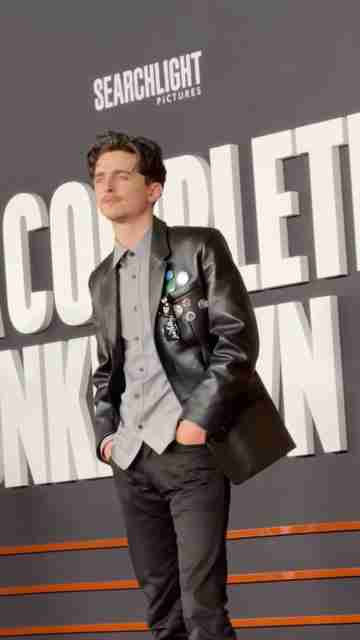 A Complete Unknown - Timothée Chalamet in World Premiere 