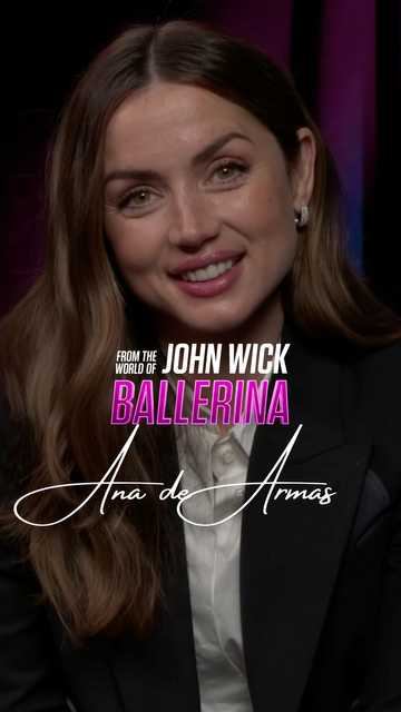 Ballerina - Ana de Armas Exclusive Interviews Shorts