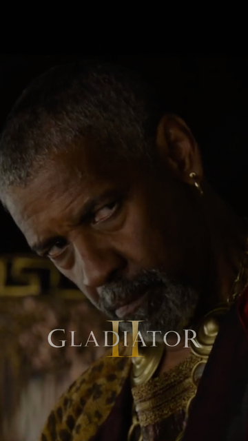 Denzel Washington as Macrinus in Gladiator II