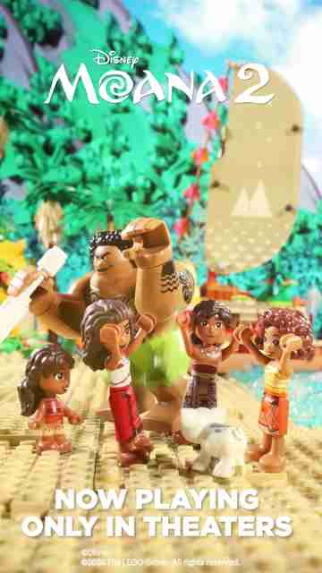 Moana 2 - Lego Now Playing Video