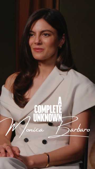 A Complete Unknown - Monica Barbaro Interview Short