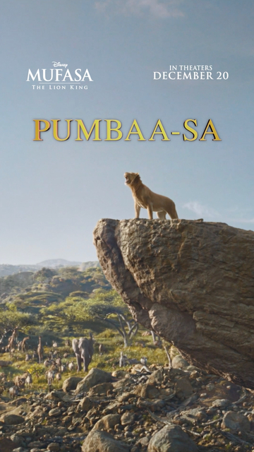 Mufasa: The Lion King - "Pumbaasa" Social Spot