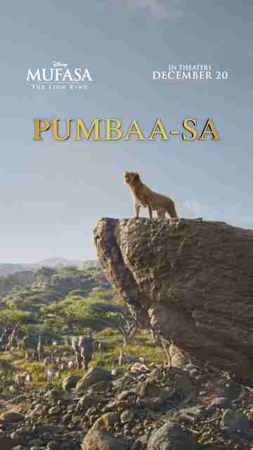Mufasa: The Lion King - "Pumbaasa" Social Spot