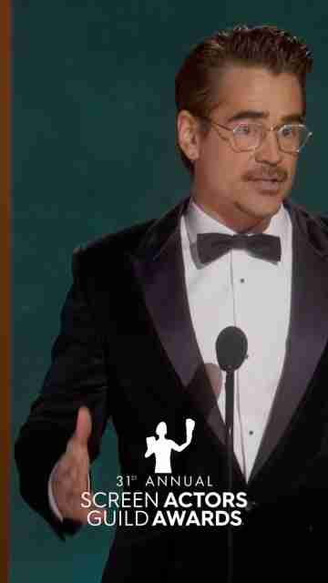 The Penguin - SAG Awards - Colin Farrell Wins Male Actor in a TV Movie or Limited Series