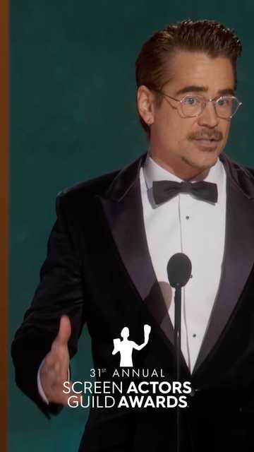 The Penguin - SAG Awards - Colin Farrell Wins Male Actor in a TV Movie or Limited Series