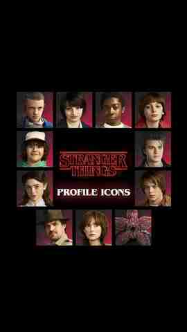 Stranger Things - Season One Profile Icons Clip