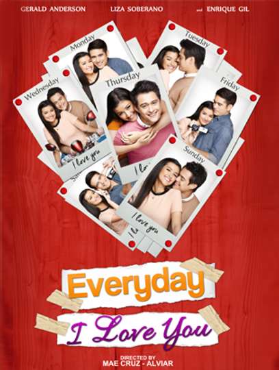Everyday I Love You Poster