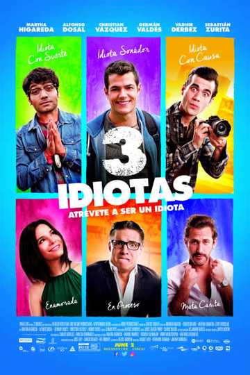 3 Idiotas Poster