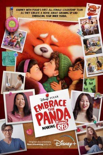 Embrace the Panda: Making Turning Red Poster