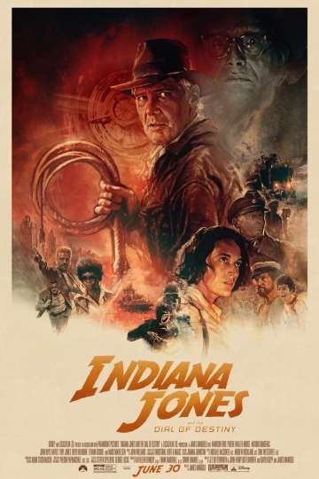 Indiana Jones en de Dial of Destiny Poster