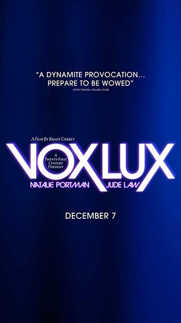 Vox Lux Poster