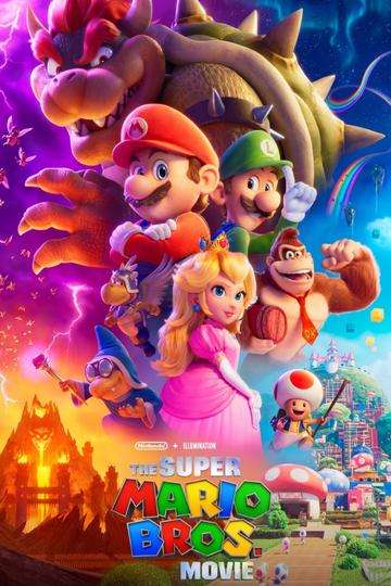 El póster de la película Super Mario Bros