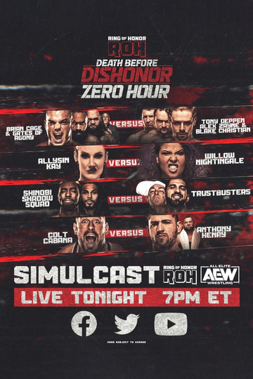 ROH Death Before Dishonor XIX Zero Hour Poster