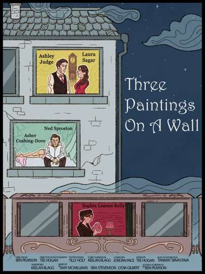 Three Paintings on a Wall Poster