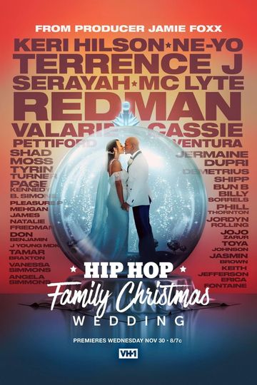 Hip Hop Family Christmas Wedding Poster