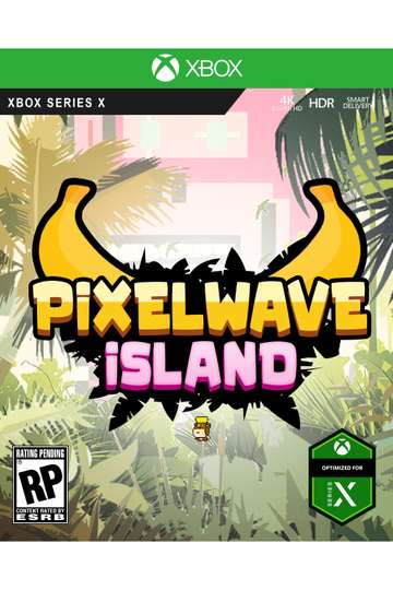 PixelWave Island Poster