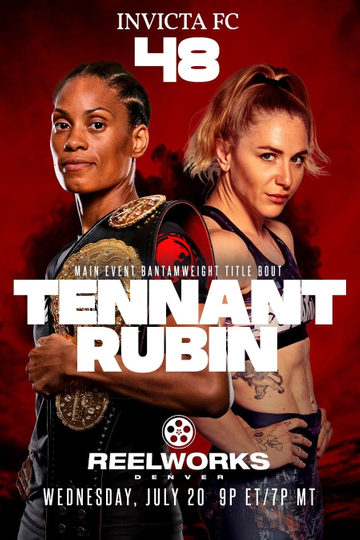 Invicta FC 48 Tennant vs Rubin Poster