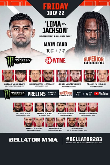 Bellator 283 Lima vs Jackson Poster