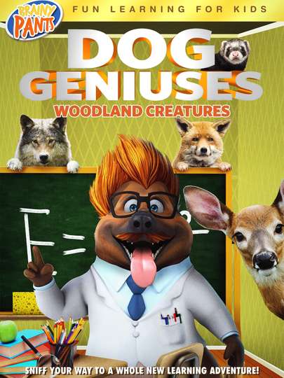 Dog Geniuses Woodland Creatures Poster