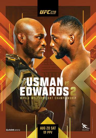 UFC 278: Usman vs. Edwards 2 Poster