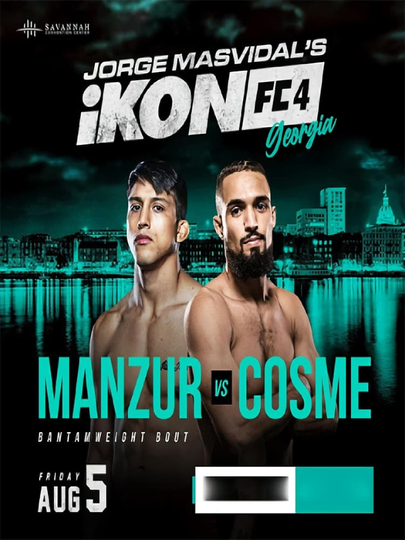 Jorge Masvidals iKON FC 4 Mansur vs Cosme Poster