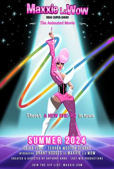 Maxxie LaWow Drag Supershero Poster