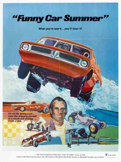 Funny Car Summer Poster
