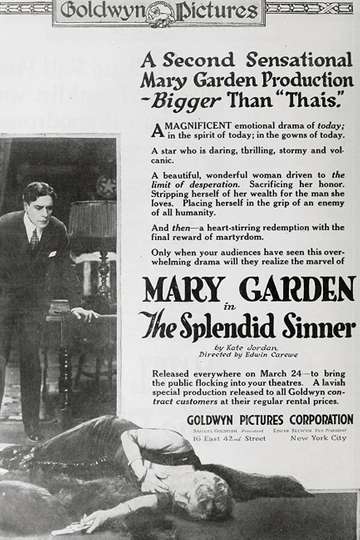 The Splendid Sinner Poster