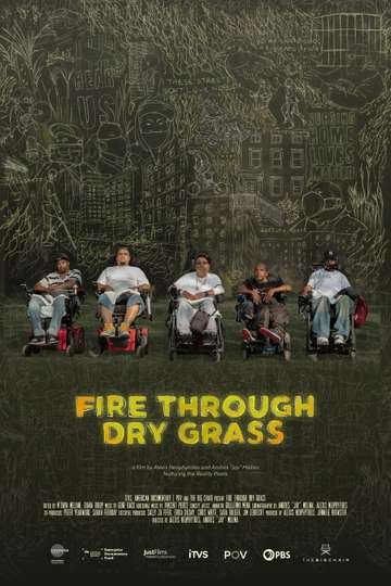 Fire Through Dry Grass Poster