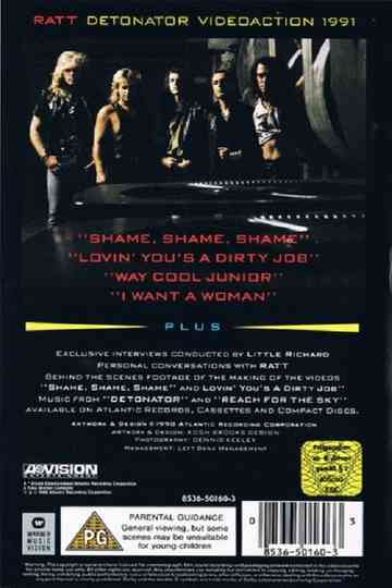 Ratt: Detonator Videoaction Poster