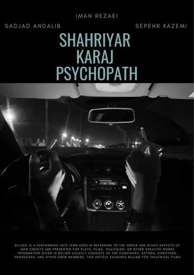 Shahriyar-Karaj Psychopath Poster