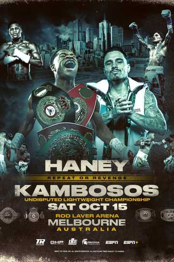 Devin Haney vs George Kambosos Jr II Poster