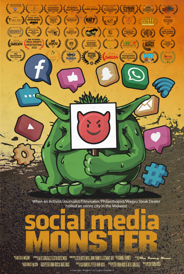 Social Media Monster Poster