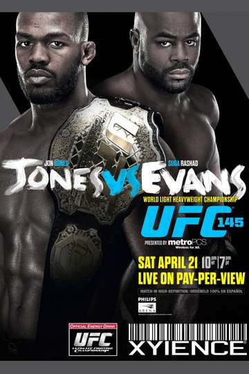 UFC 145 Jones vs Evans Poster