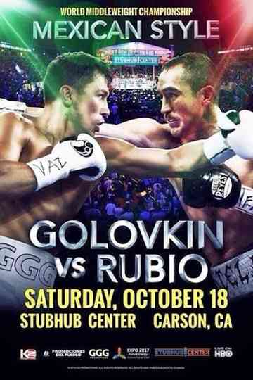 Gennady Golovkin vs Marco Antonio Rubio Poster