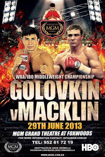 Gennady Golovkin vs Matthew Macklin Poster