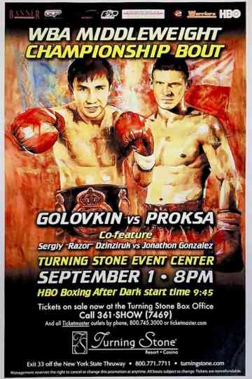 Gennady Golovkin vs. Grzegorz Proksa Poster