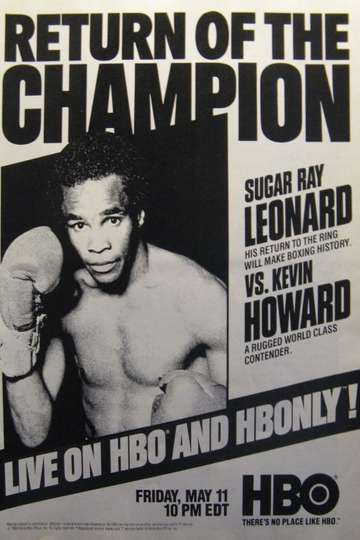 Sugar Ray Leonard vs Kevin Howard Poster