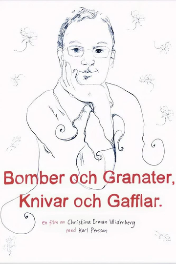 Bomber och granater, knivar och gafflar Poster