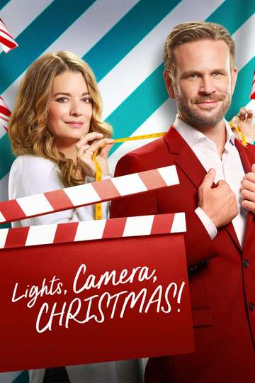 Lights Camera Christmas Poster