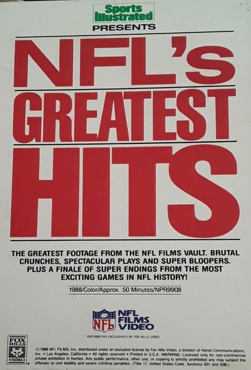 Sports Illustrated Presents NFLs Greatest Hits